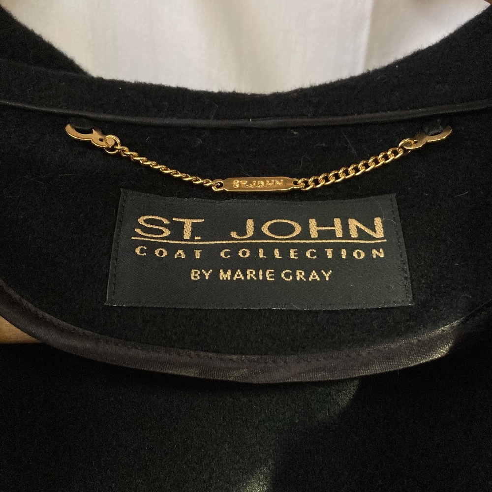 St John’ cashmere and wool cape